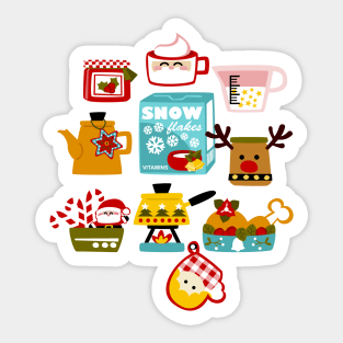 Christmas Kitchen Sticker